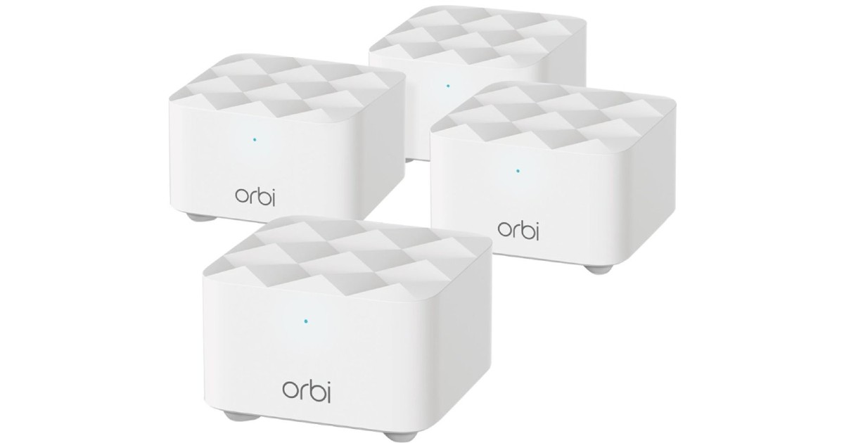 Netgear Orbi Wi-Fi System 4-Pk ONLY $100 at Best Buy (Reg $300)