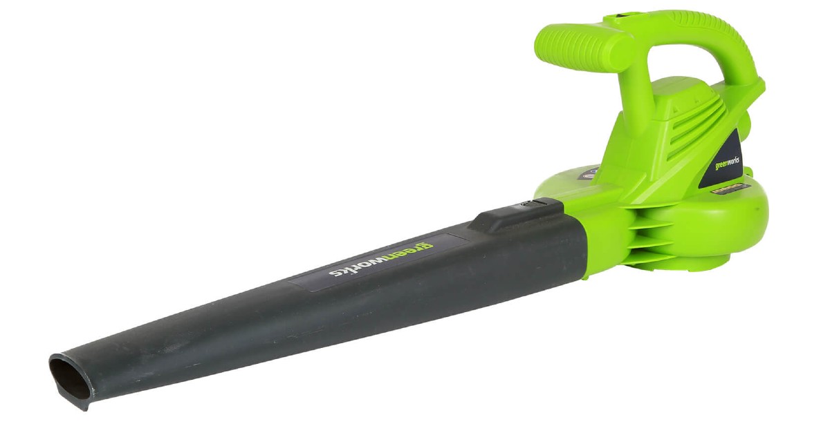 Greenworks Single Speed Corded Blower ONLY $27.95 (Reg $50)