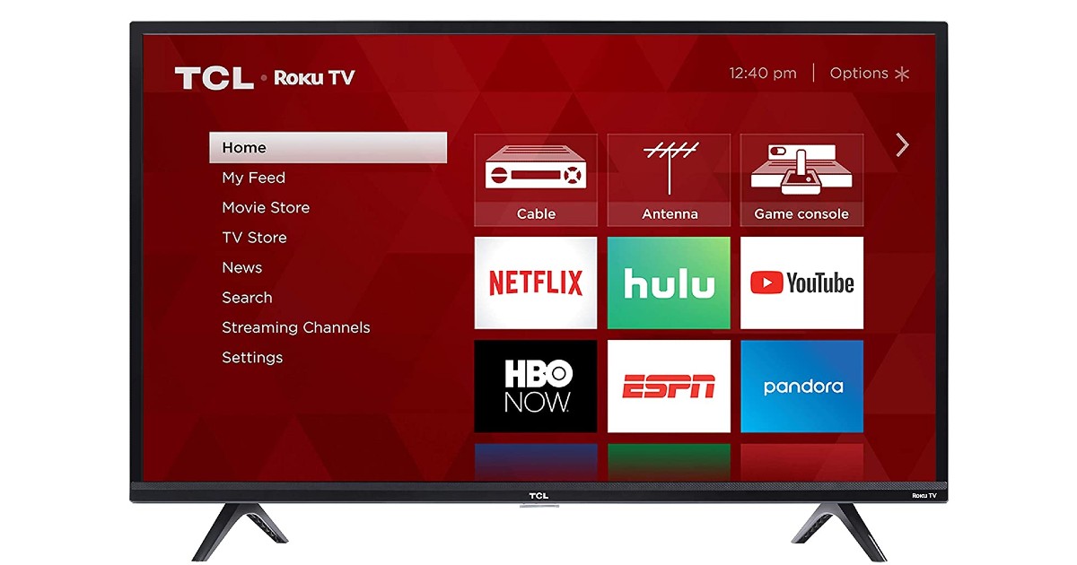 TCL 40-Inch Smart TV ONLY $189.99 Shipped (Reg $220)
