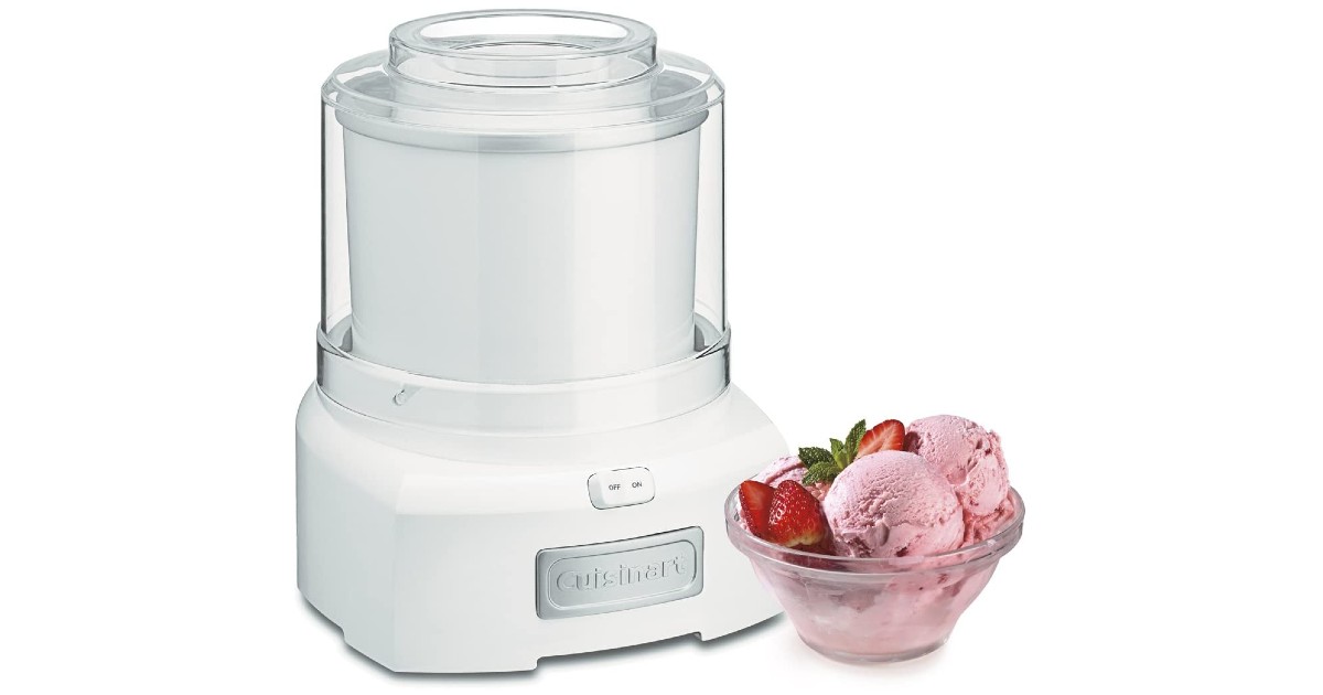 Cuisinart Ice Cream & Frozen Yogurt Maker ONLY $39.99 (Reg $70)