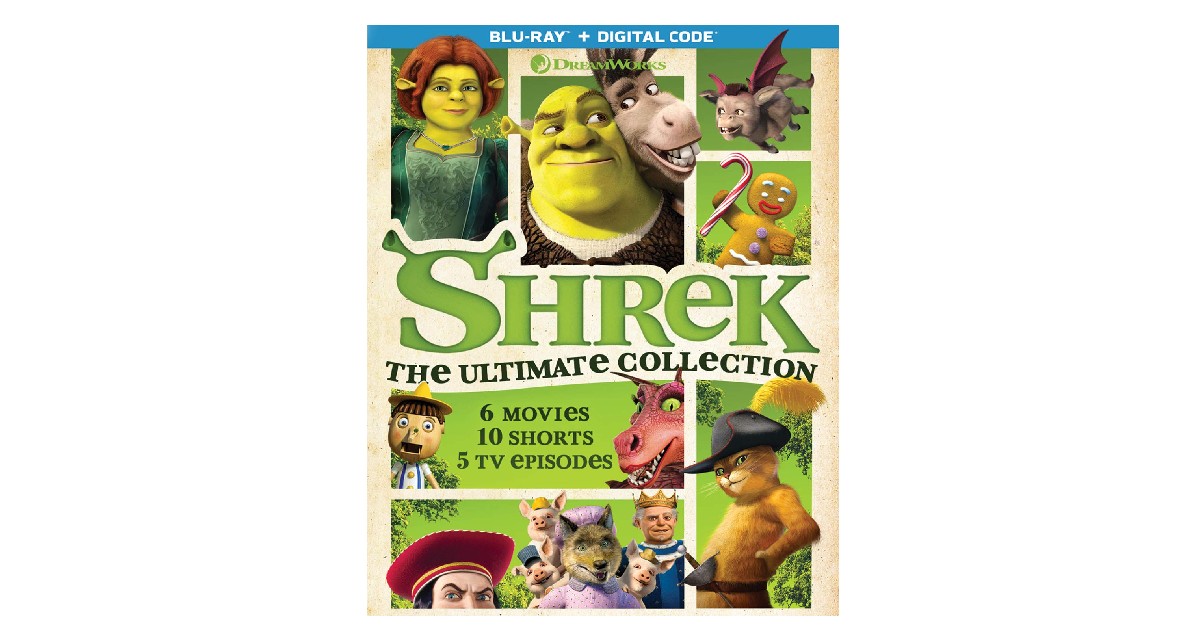 Shrek: The Ultimate 6-Movie Collection ONLY $17.99 (Reg. $45)