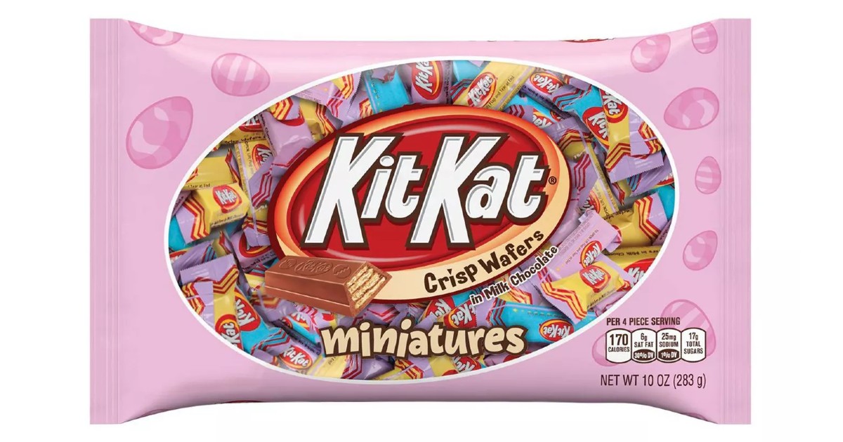 Kit Kat Easter Miniatures 10 oz Bag ONLY $2.10 at Target