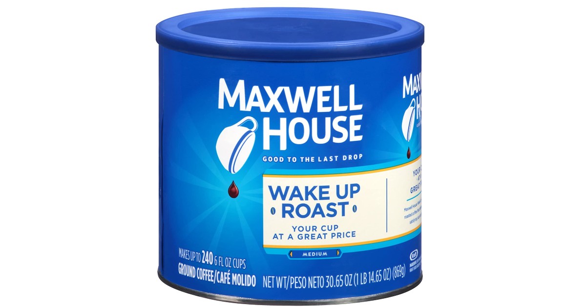 Maxwell House Wake Up Coffee 30.65-Ounce ONLY $4.74 Shipped