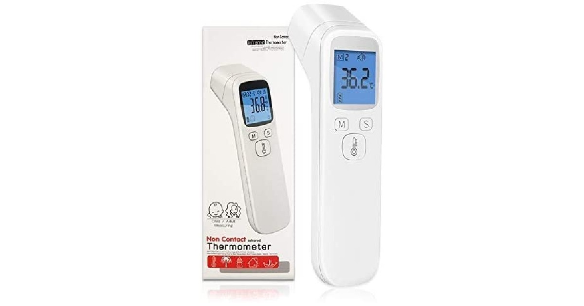 No Touch Digital Forehead Thermometer Gun ONLY 55.99 Shipped Daily