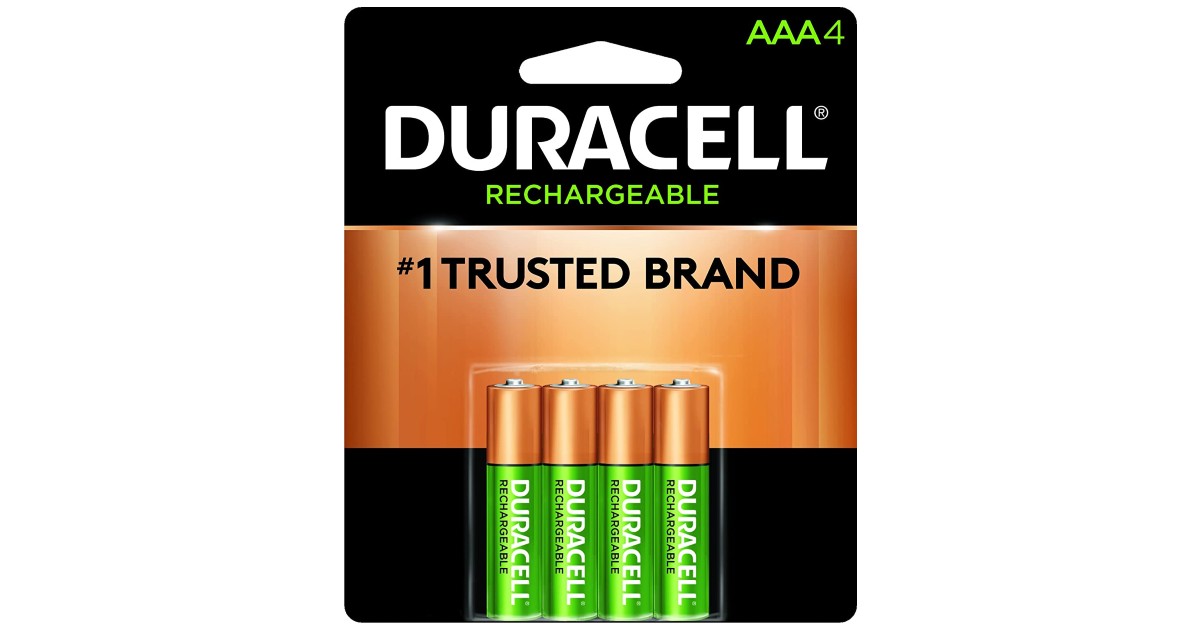 Duracell Rechargeable at Amazon