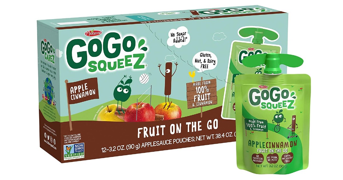 GoGo squeeZ Applesauce on the Go 20-Pack ONLY $5.68 Shipped
