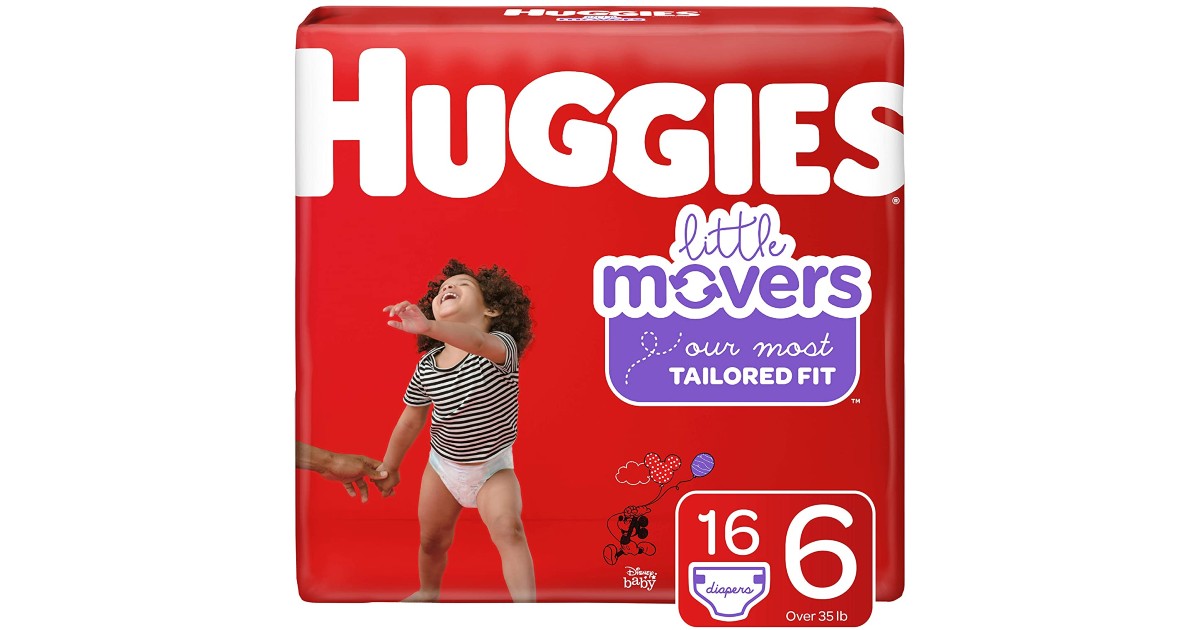 Huggies Little Movers Baby Diapers ONLY $7.86 Shipped