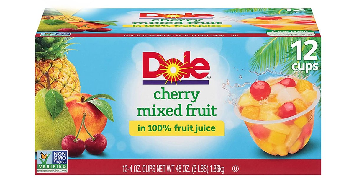 Dole Fruit Bowls on Amazon