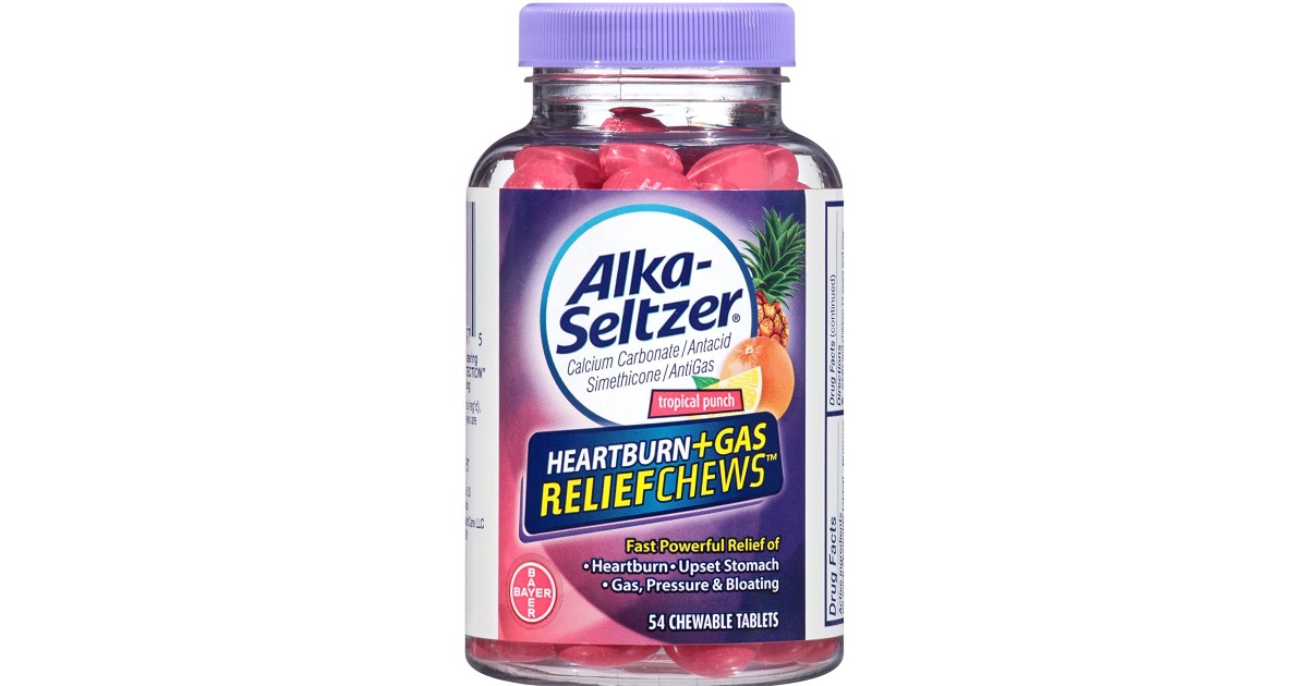 Alka-Seltzer Chews 54-Count Only $4.74 ShippedÂ