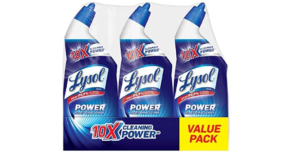 Lysol Lysol Power Toilet Bowl Cleaner ONLY $1.66 Each on Amazon