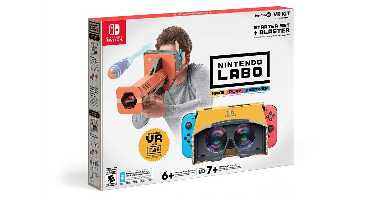 Nintendo Labo Toy-Con Starter Set ONLY $19.99 (Reg. $40)