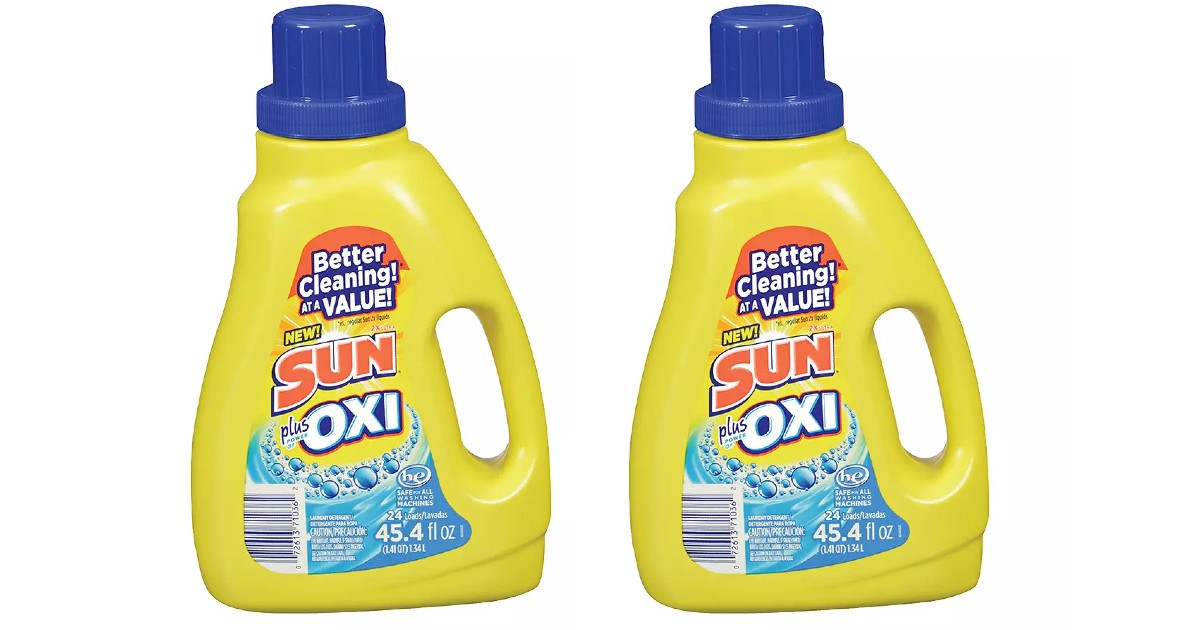 Sun Liquid Oxi Fresh Laundry Detergent ONLY $2 Each Shipped