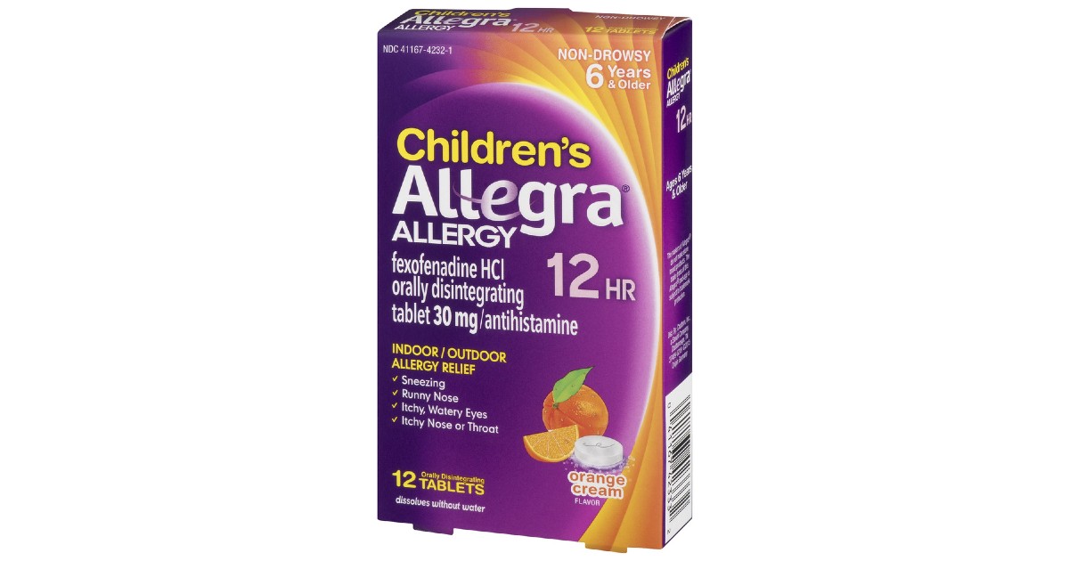 Children's Allegra Allergy Relief ONLY $4.78 at Walmart (Reg $11)