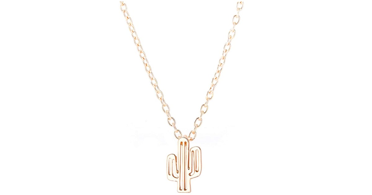 Cactus Plant Necklace ONLY $2 Shipped