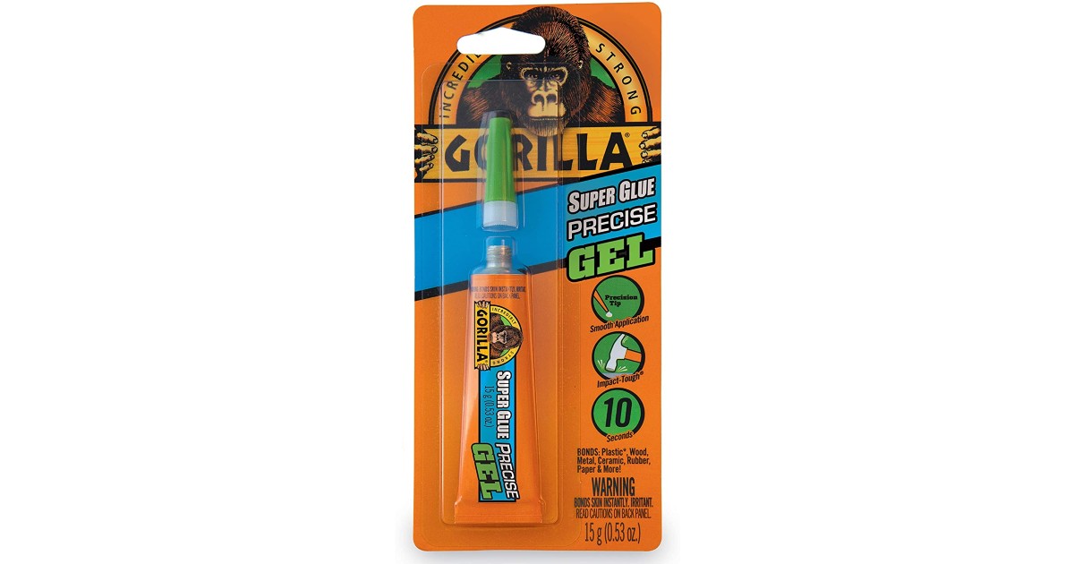 Gorilla Super Glue Precise Gel ONLY $2.50 (Reg. $6.49)
