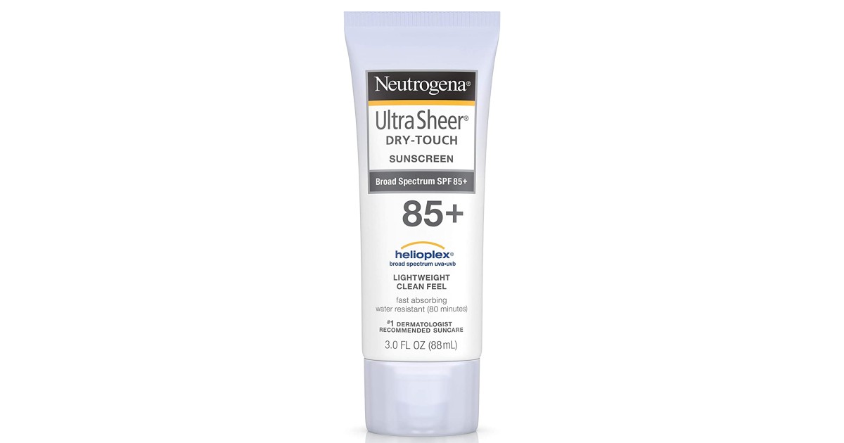 Neutrogena Ultra Sheer Sunscreen ONLY $5.43 (Reg. $11)