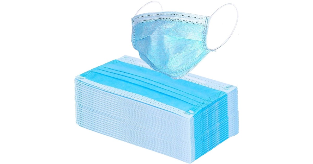 VCAN Disposable Face Mask 50-Count ONLY $0.75 Each on Amazon