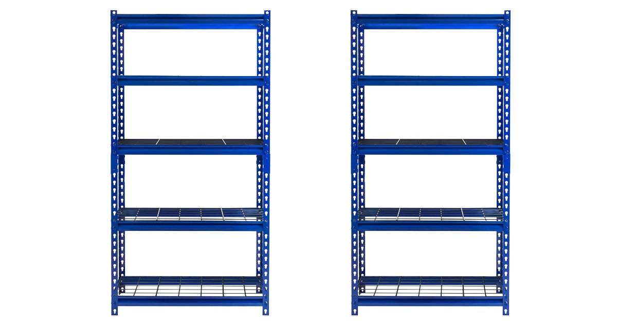 Steel Shelving Unit ONLY $49.98 Shipped at Amazon (Reg $80)