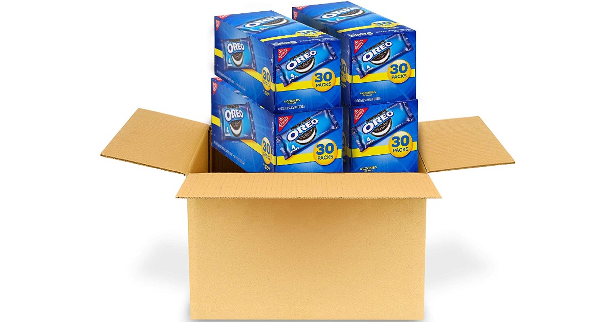 Oreo Chocolate Sandwich Cookies 4-Boxes ONLY $11.39 Shipped