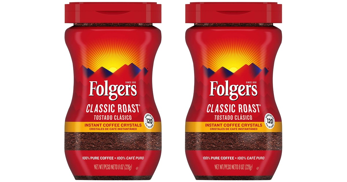 Folgers Instant Coffee Only 4.69 Shipped on Amazon Daily Deals & Coupons