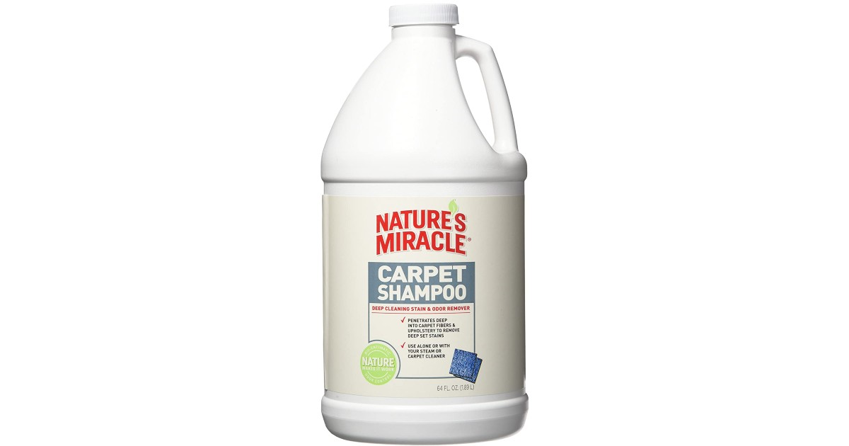 Nature’s Miracle Carpet Shampoo ONLY $4.98 on Amazon