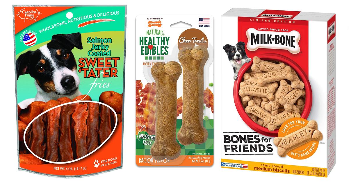 Dog Treats UNDER $5.00 and up to 70% Off on Amazon