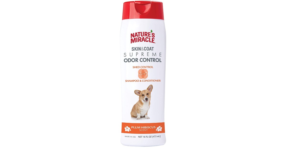 Nature's Miracle Odor and Shed Control Shampoo $3.27 (Reg. $11)