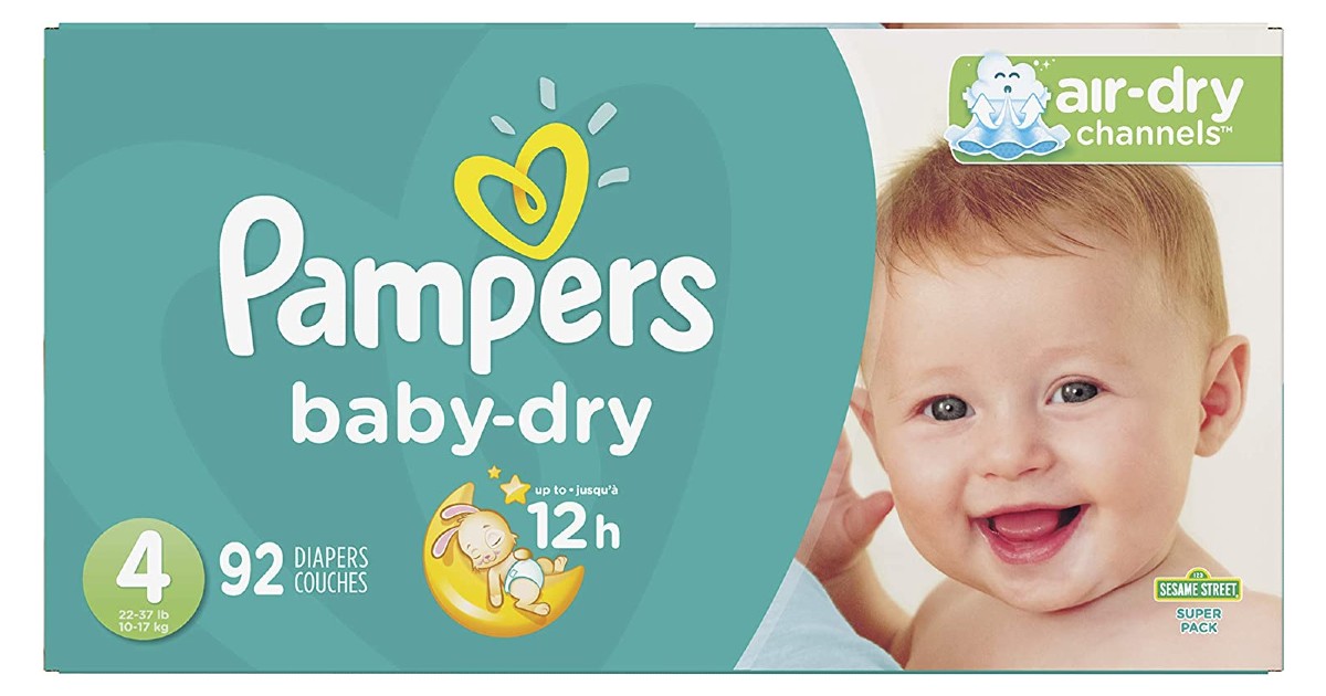 Pampers Baby Dry 92-Count ONLY $24.27 at Amazon (Reg $42)