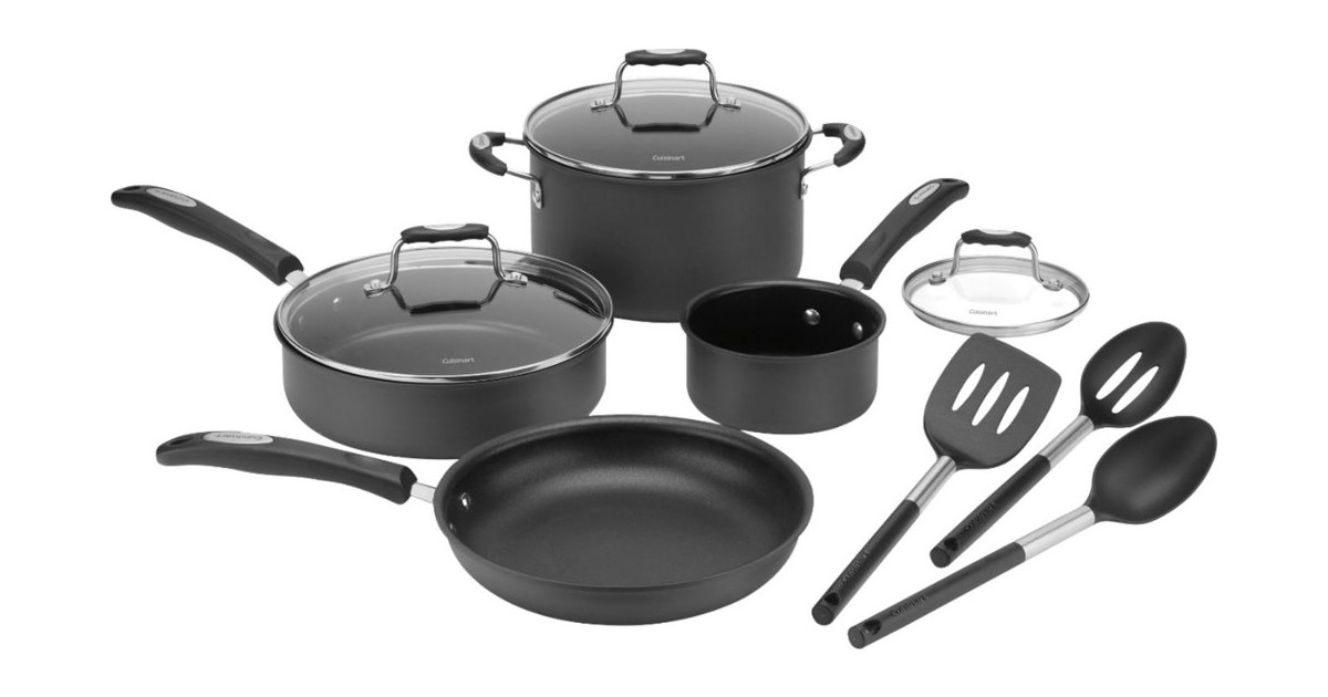 Cuisinart 10-Piece Cookware Set ONLY $79.99 (Reg $200)