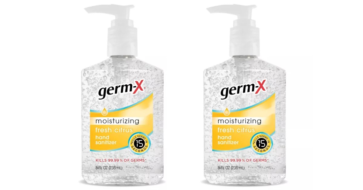 Germ-X Fresh Citrus Hand Sanitizer w/Pump ONLY $1.99 at Target