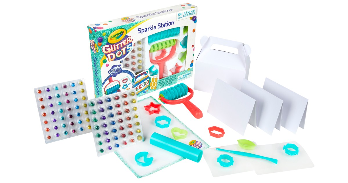 Crayola Glitter Dots Sparkle Station Craft Kit ONLY $12.56 (Reg $20)