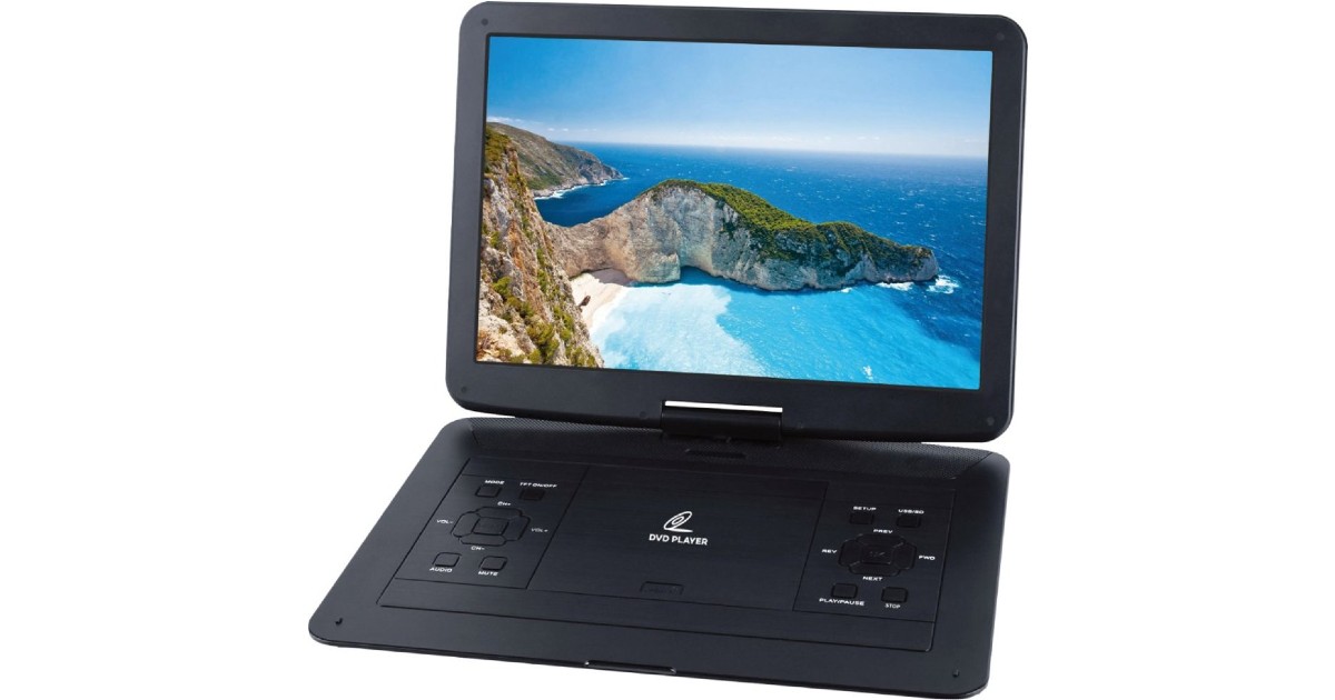 TaoTronics Portable DVD Player w/ Swivel Screen ONLY $99.99