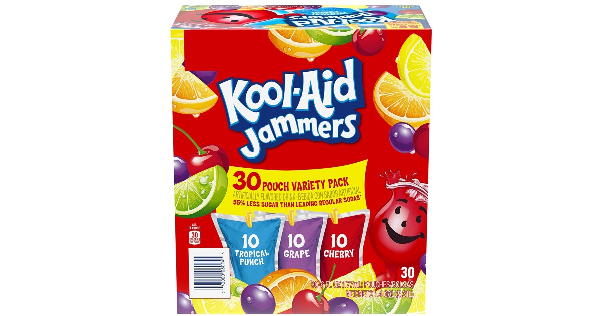 Kool-Aid Jammers Variety 30-Pack ONLY $12.19 Shipped