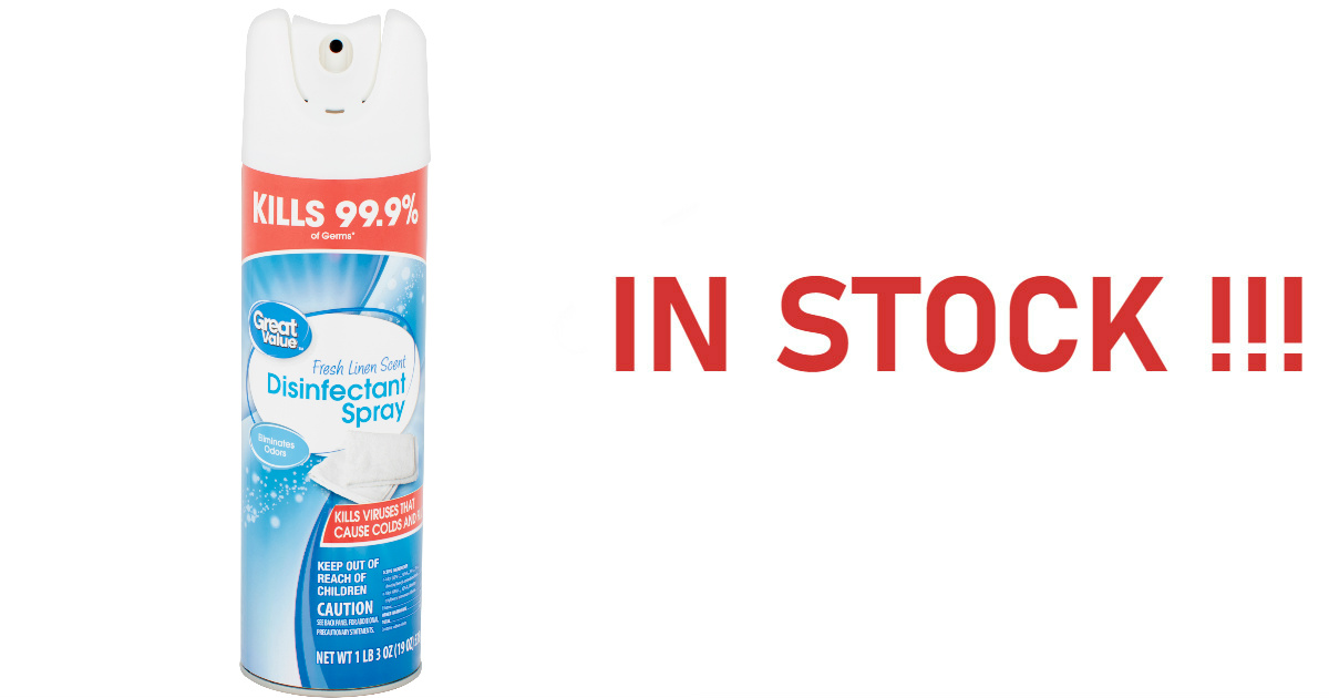 Disinfectant Spray In Stock at...