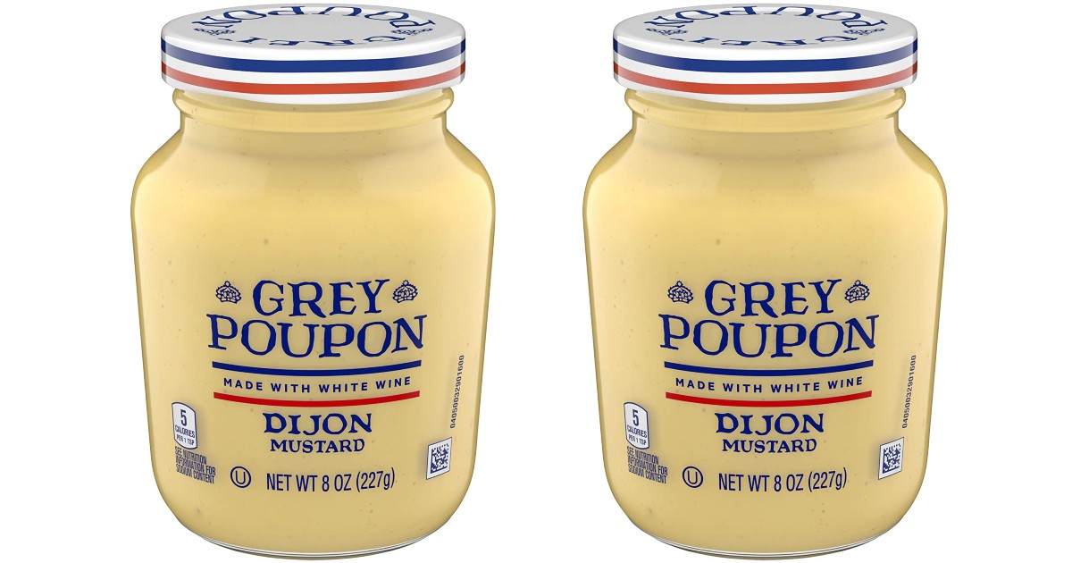 Grey Poupon Dijon Mustard at Amazon