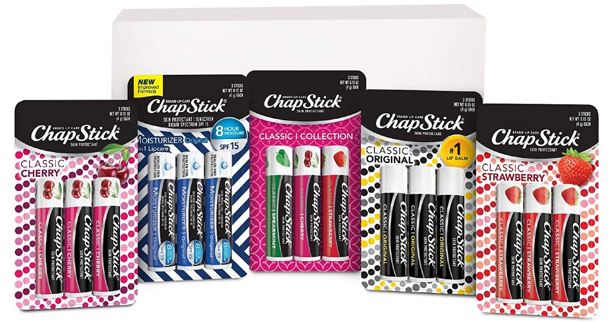 ChapStick Classic Collection Lip Balm 5-Pack ONLY $10.79 Shipped