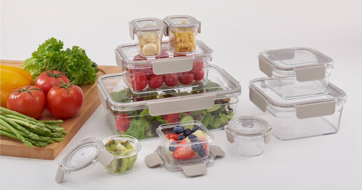 Better Homes & Garden 18-Pc Food Storage Containers ONLY $17.99