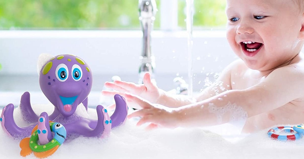 Nuby Floating Purple Octopus ONLY $6.88 on Amazon