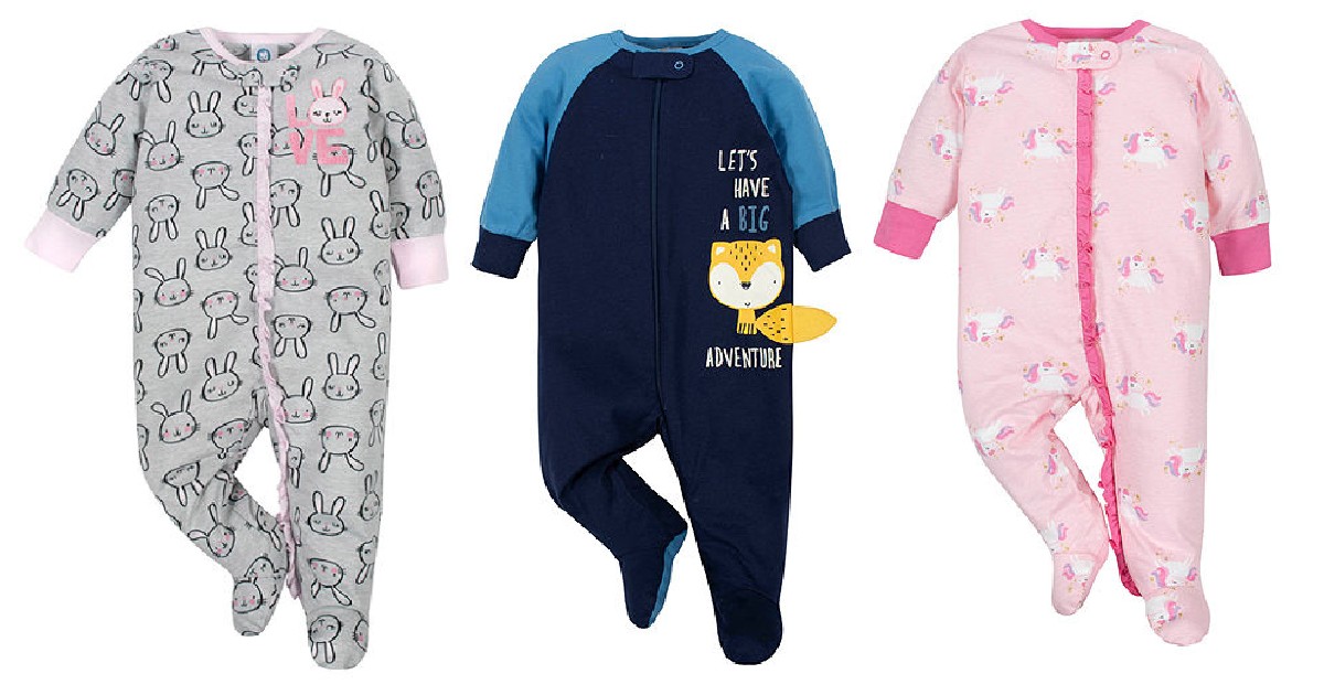 Gerber Sleep and Play Onsies ONLY $5.99 at JCPenney (Reg. $16)