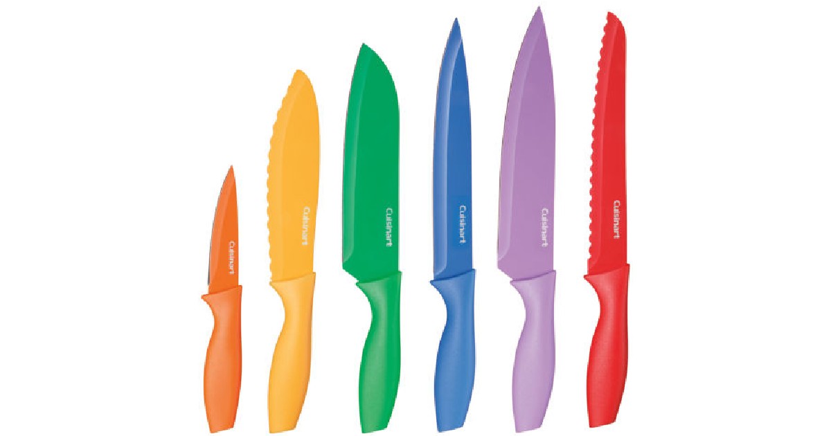 Cuisinart Advantage 12-Piece Colored Knife Set $22.49 (Reg. $50)