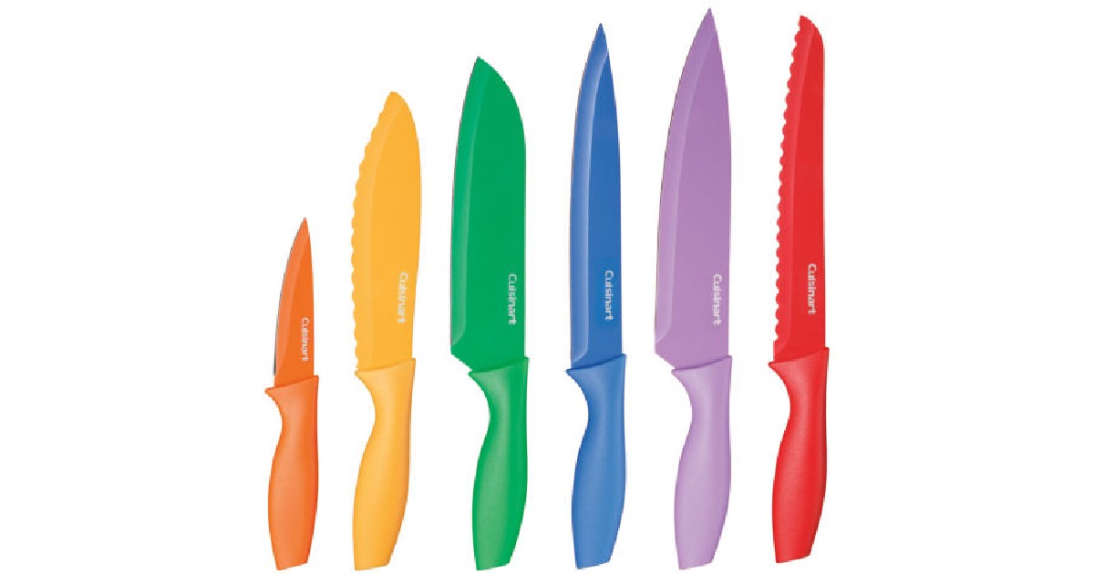 Cuisinart Advantage 12Piece Colored Knife Set 22.49 (Reg. 50