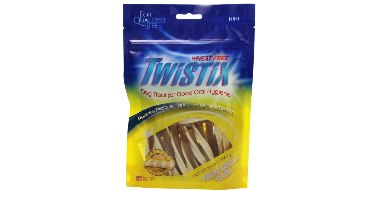 Twistix Dental Chew Treats For Dogs ONLY $4.58 (Reg. $11)