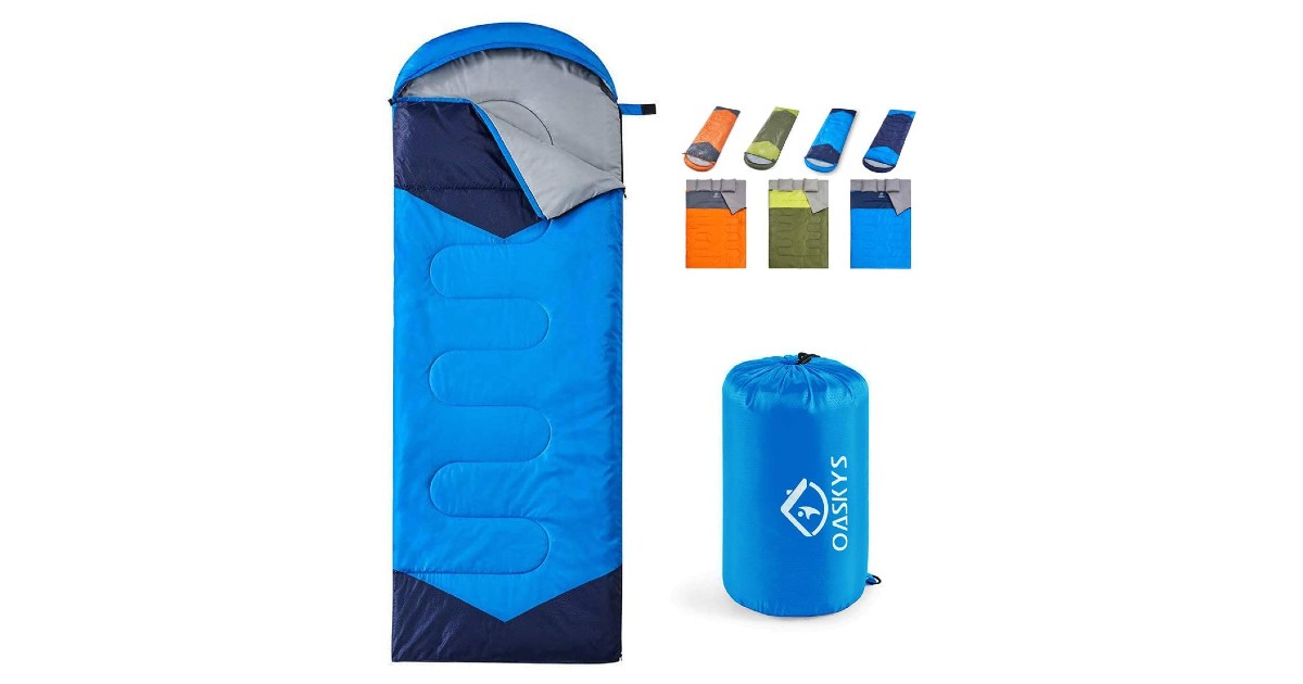 Oaskys Camping Sleeping Bag ONLY $24.99 (Reg. $40)
