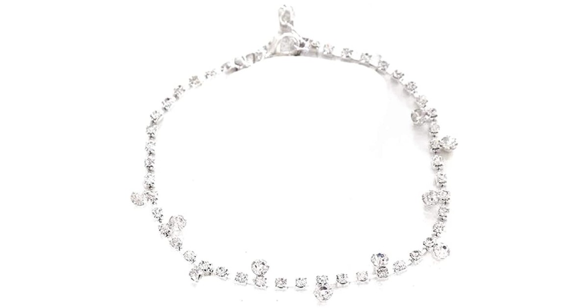 Rhinestone Anklet Bracelet ONLY $1 Shipped