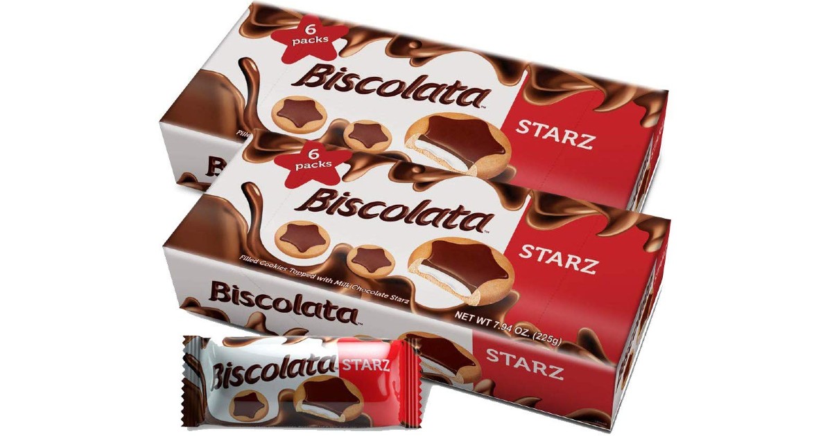 Biscolata Starz Tea Biscuit Digestive Cookies 12-Pk ONLY $6.30
