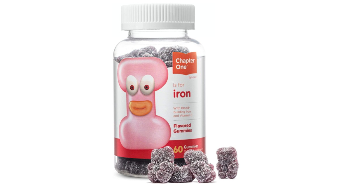 Chapter One Iron Gummies 60-Count ONLY $5.97 Shipped 