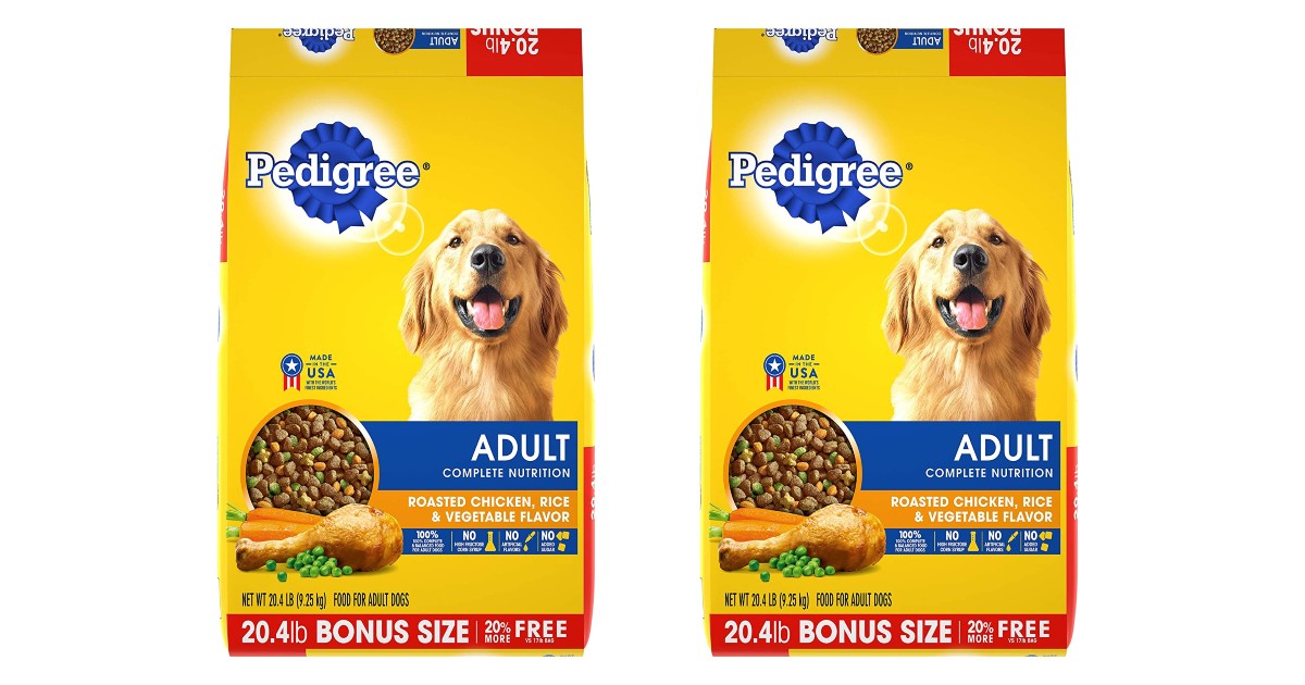 Pedigree Adult Complete Nutrition Dry Dog Food ONLY $10.49 Shipped