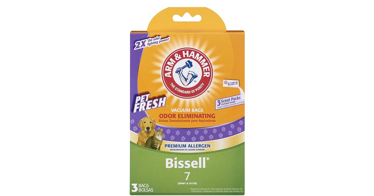 Arm & Hammer Bissell Pet Fresh Vacuum Bags $5.95 (Reg. $13)