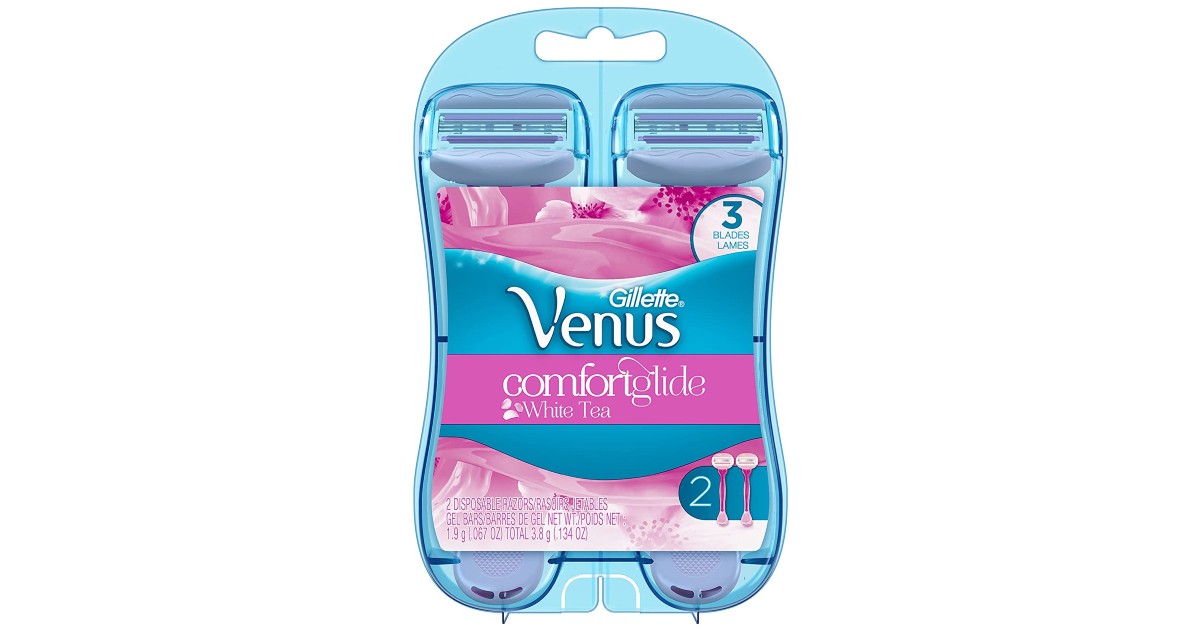 Gillette Venus Disposable Razors 2-Count ONLY $3.62 Shipped