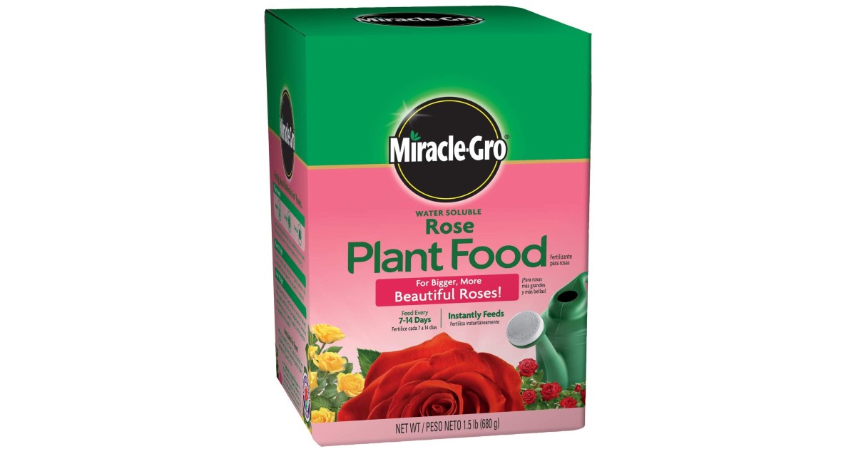 Miracle-Gro Water Soluble Rose Plant Food